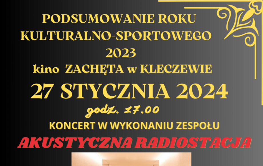 Zdjęcie do Podsumowanie Roku Kulturalno-Sportowego 2023