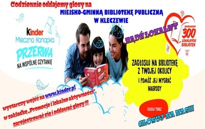 Zdjęcie do Głosuj na nas w konkursie Kinder Mleczna Kanapka