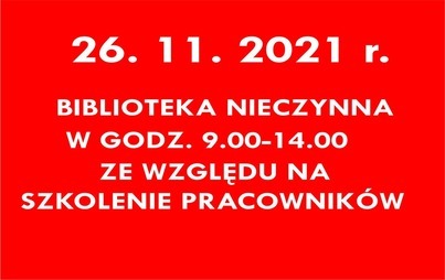 Zdjęcie do Informacja